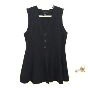 Black Style & Co Sweater Vest